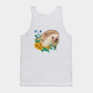 Igel mit Blüten Tank Top